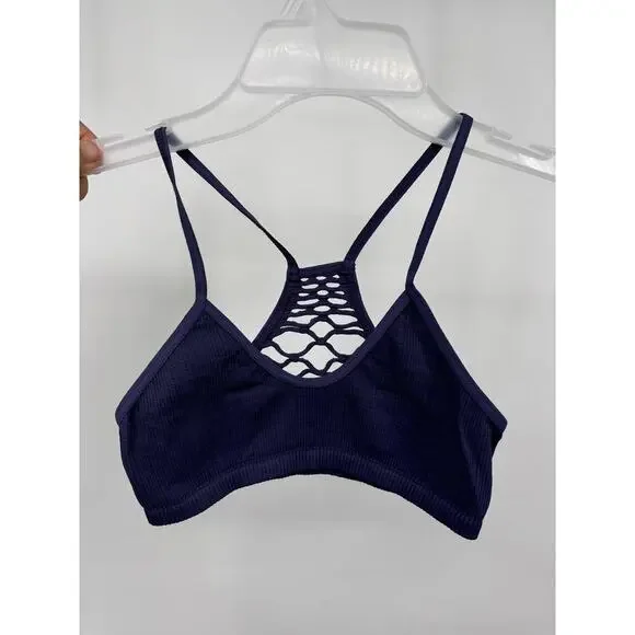 Free People Intimately Nvy Blue Bra Size XS/S - Picture 3 of 5